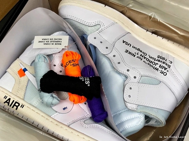 Jordan Air 1 Retro White Off-White High AQ0818-100 0726